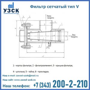 Фильтр сетчатый ФС по Т-ММ-11-2003 в Комсомольске-на-Амуре